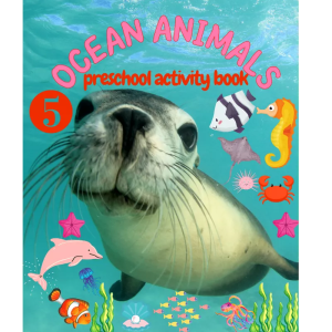 Ocean animals coloring and activity book for kids (Preschool Activity Book) #5 Sea Lions.